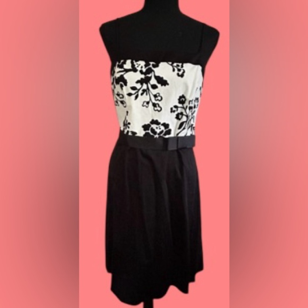 🖤GORGEOUS JESSICA HOWARD DRESS! NEUTRAL BLACK & WHITE! STUNNING 🖤